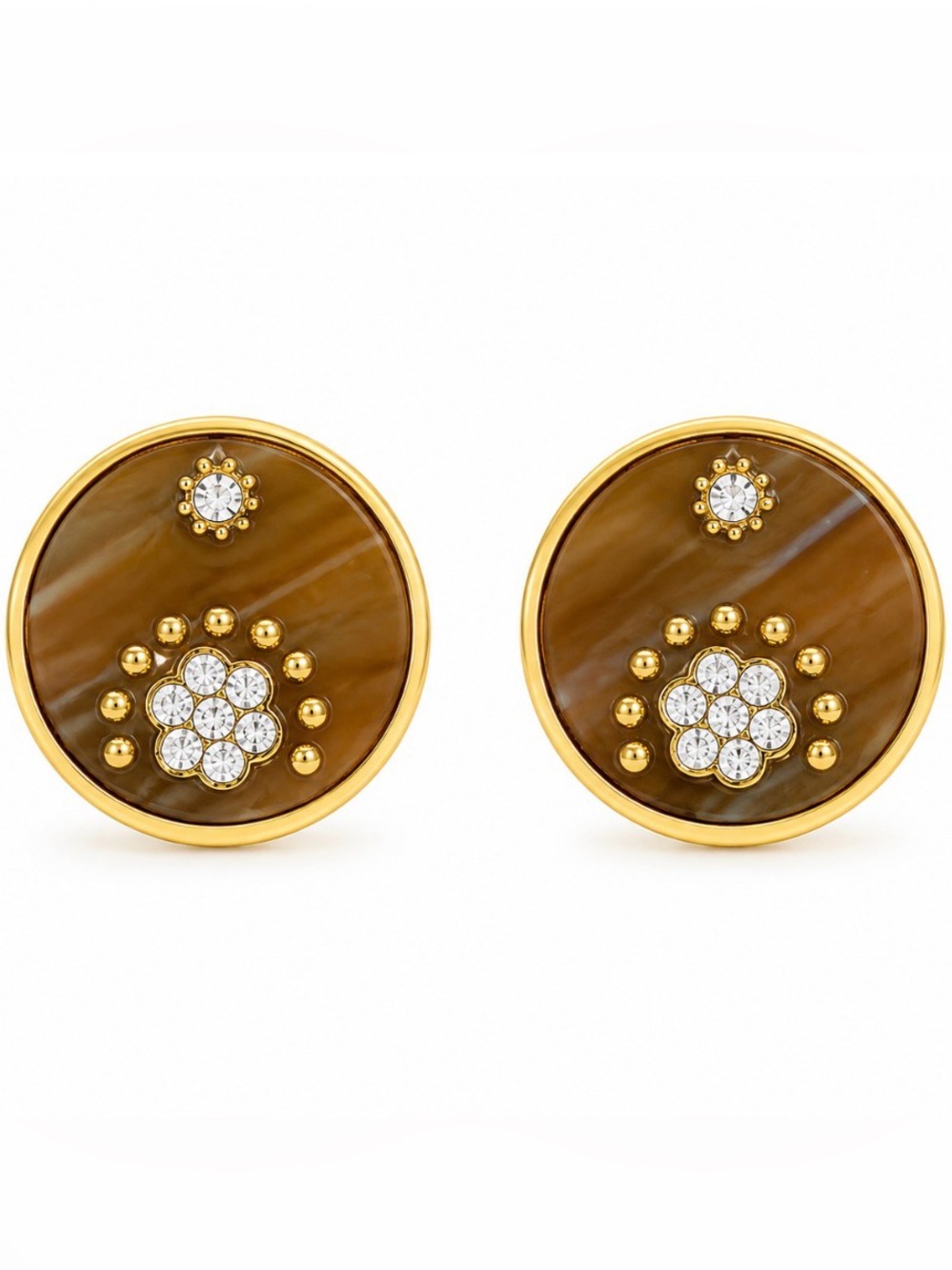 Kate Spade New York “Breeze Along” Round Stud Earrings